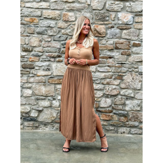 Robe longue Marinna - Camel