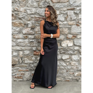 Robe longue Leyna - Noir