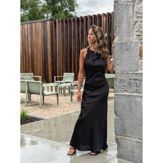 Robe longue Leyna - Noir