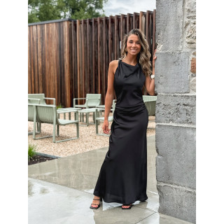 Robe longue Leyna - Noir