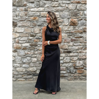 Robe longue Leyna - Noir