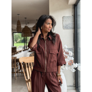 Veste Léonia - Chocolat