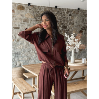 Veste Léonia - Chocolat