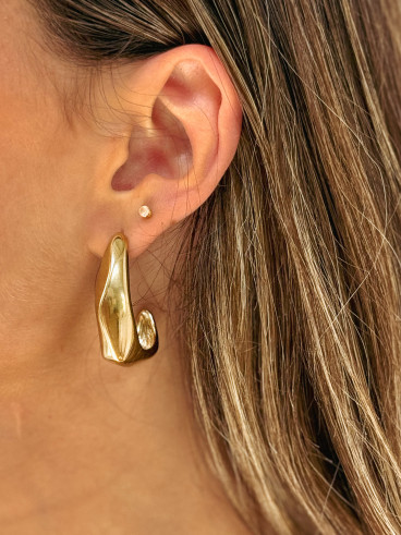 Boucles d'oreilles Joaline - Doré