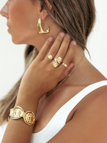 Boucles d'oreilles Joaline - Doré