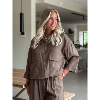 Veste Léonia - Kaki/Taupe