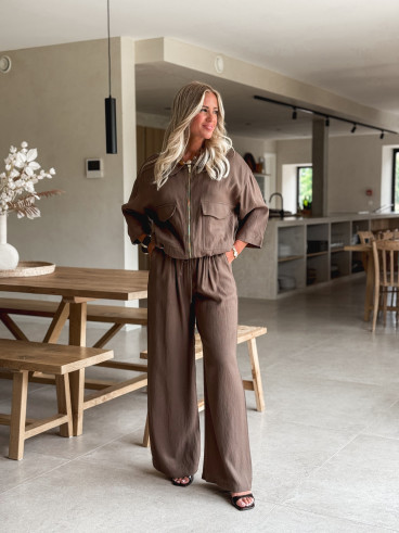Veste Léonia - Kaki/Taupe