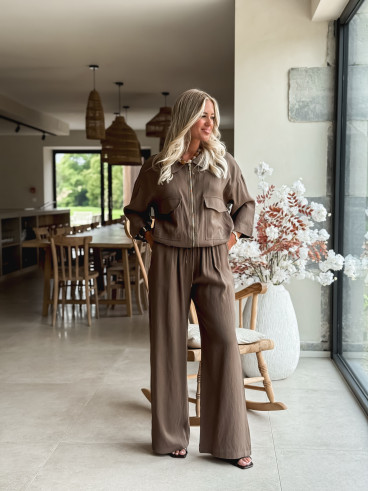 Veste Léonia - Kaki/Taupe