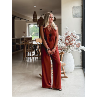 Pantalon Léonia - Brique