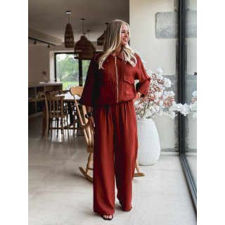 Pantalon Léonia - Brique