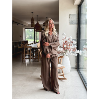 Blouse Léonia - Kaki/Taupe
