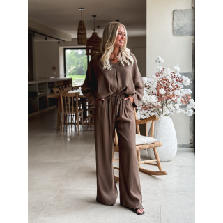 Blouse Léonia - Kaki/Taupe