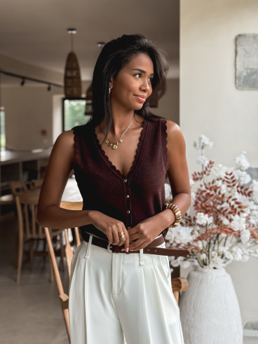Blouse Manolie - Chocolat