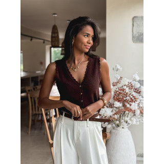 Blouse Manolie - Chocolat