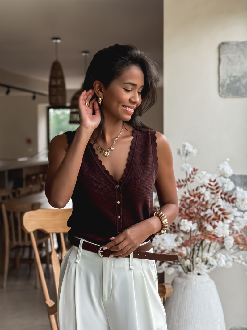 Blouse Manolie - Chocolat