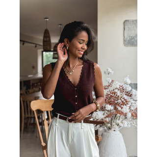Blouse Manolie - Chocolat