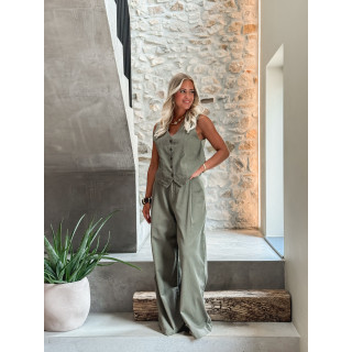 Pantalon Anaisa - Kaki