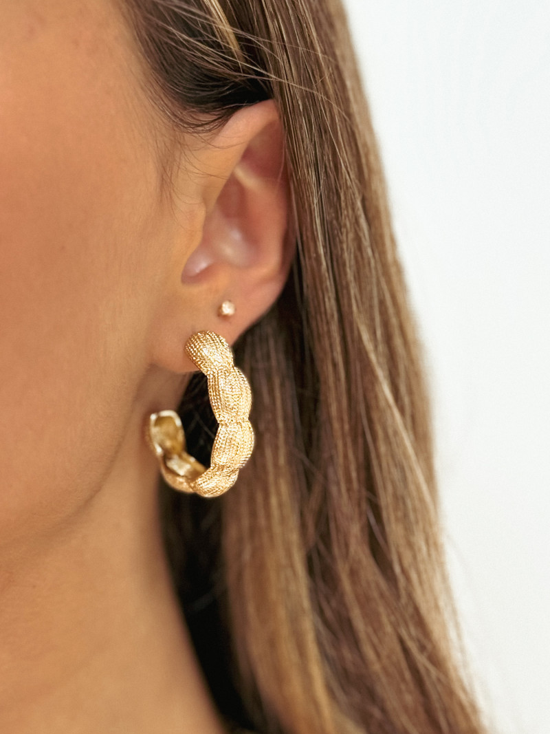 Boucles d'oreilles Vassilia - Doré