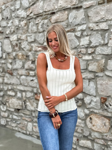Top Ilyssa - Blanc