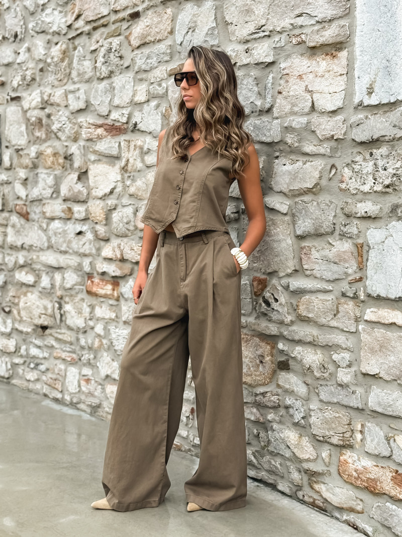 Pantalon Anaisa - Marron