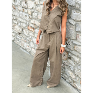 Pantalon Anaisa - Marron