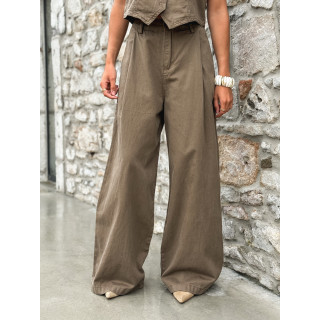 Pantalon Anaisa - Marron
