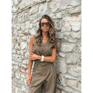 Pantalon Anaisa - Marron