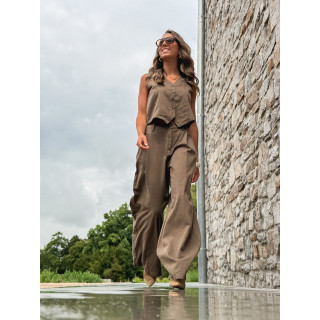 Pantalon Anaisa - Marron