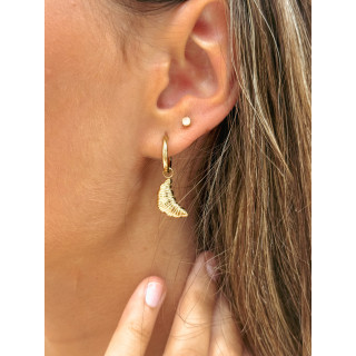 Boucles d'oreilles "Croissant" - Doré