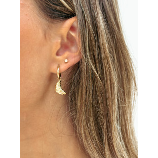 Boucles d'oreilles "Croissant" - Doré