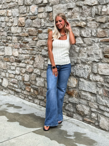 Jeans Samantha - Bleu
