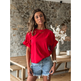 T-shirt Amaëlle - Rouge