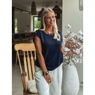 Blouse Loraline - Bleu marine