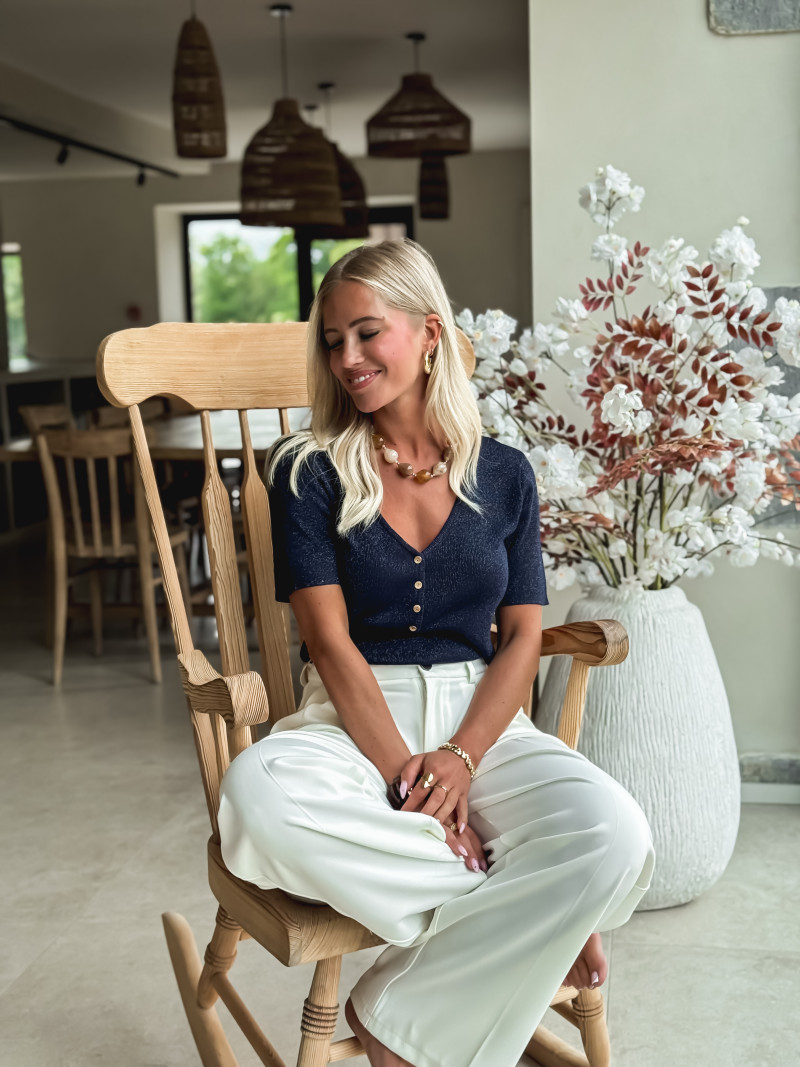 Blouse Eloïa - Bleu marine
