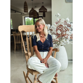 Blouse Eloïa - Bleu marine