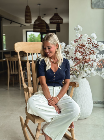 Blouse Eloïa - Bleu marine