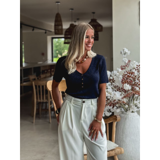 Blouse Eloïa - Bleu marine