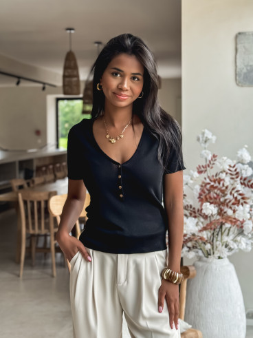 Blouse Eloïa - Noir