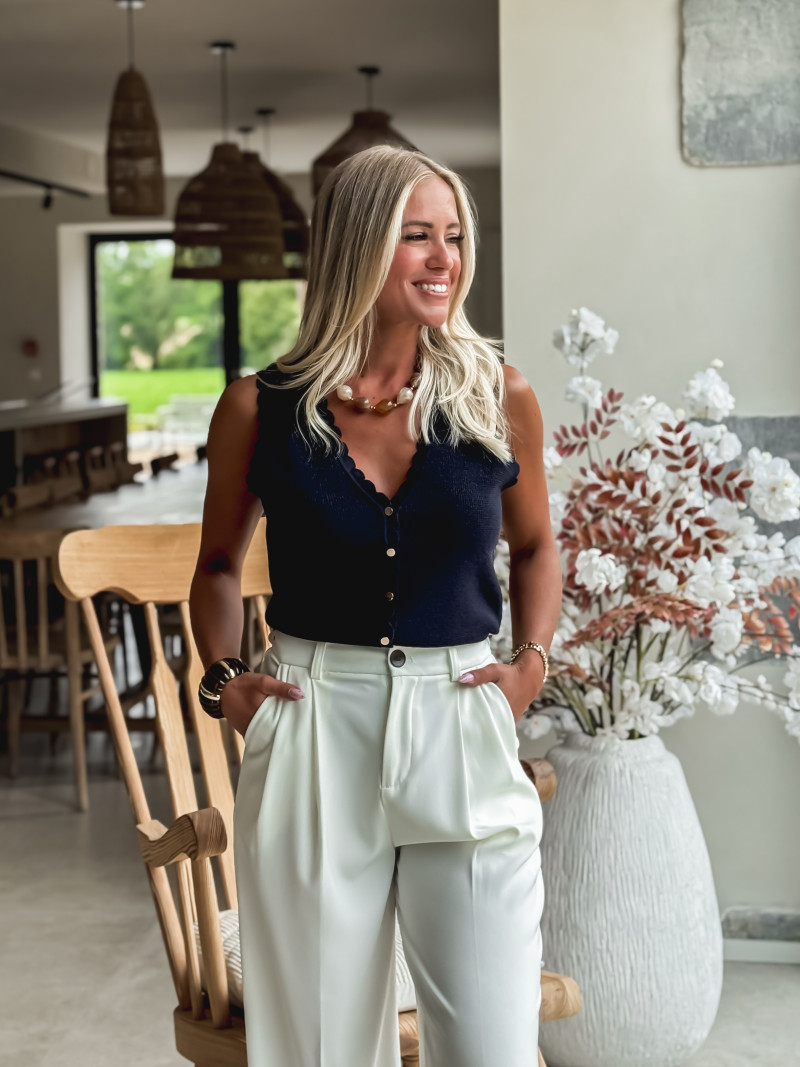 Blouse Manolie - Bleu marine