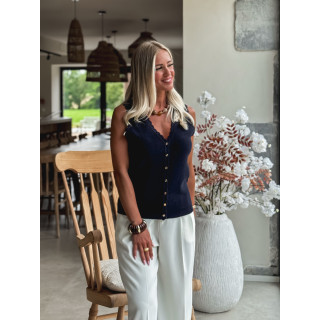 Blouse Manolie - Bleu marine