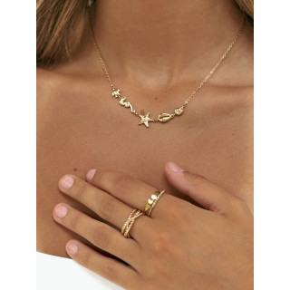 Bague Thaïna - Doré