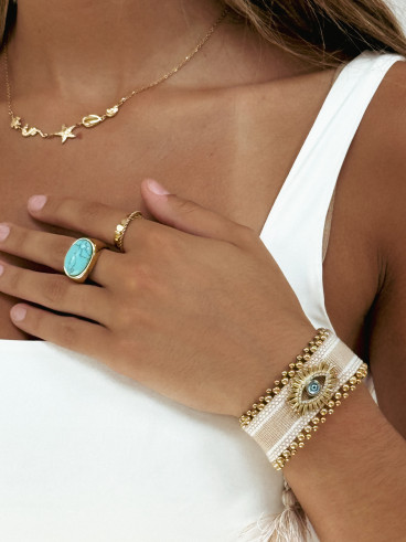 Bague Thaïna - Doré