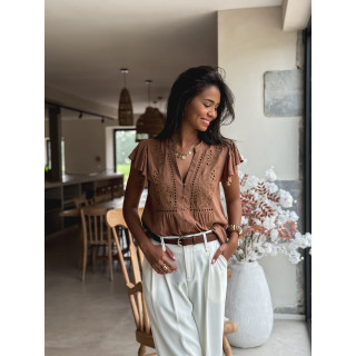 Chemisier Anisha - Café
