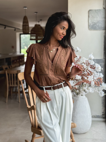 Chemisier Anisha - Café