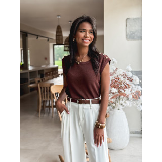 Blouse Loraline - Chocolat