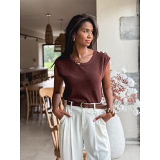 Blouse Loraline - Chocolat