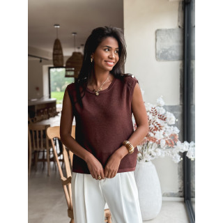 Blouse Loraline - Chocolat