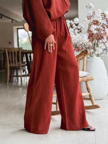 Pantalon Léonia - Brique