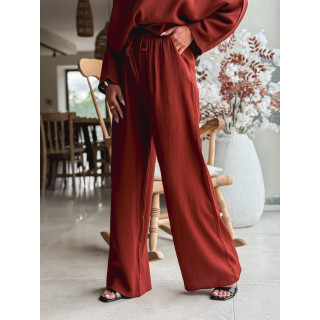 Pantalon Léonia - Brique