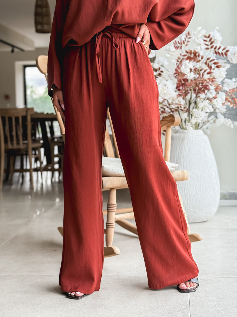 Pantalon Léonia - Brique